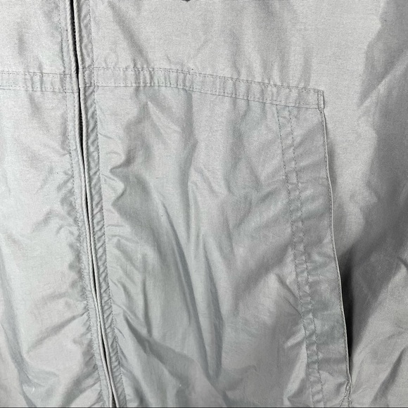 Nautica Lightweight Gray Windbreaker With Hood Size M - Picture 5 of 11